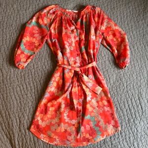 Coral dress, size small